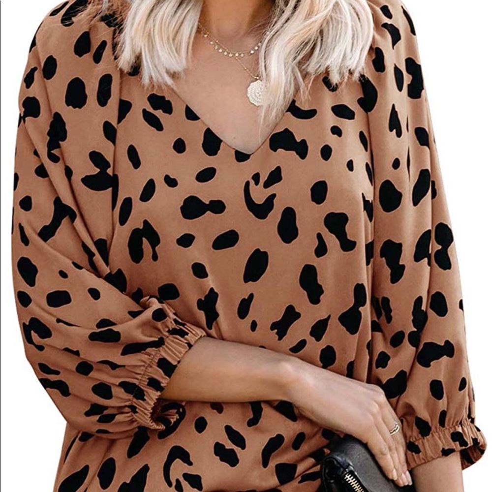 Leopard print top - Picture 1 of 4